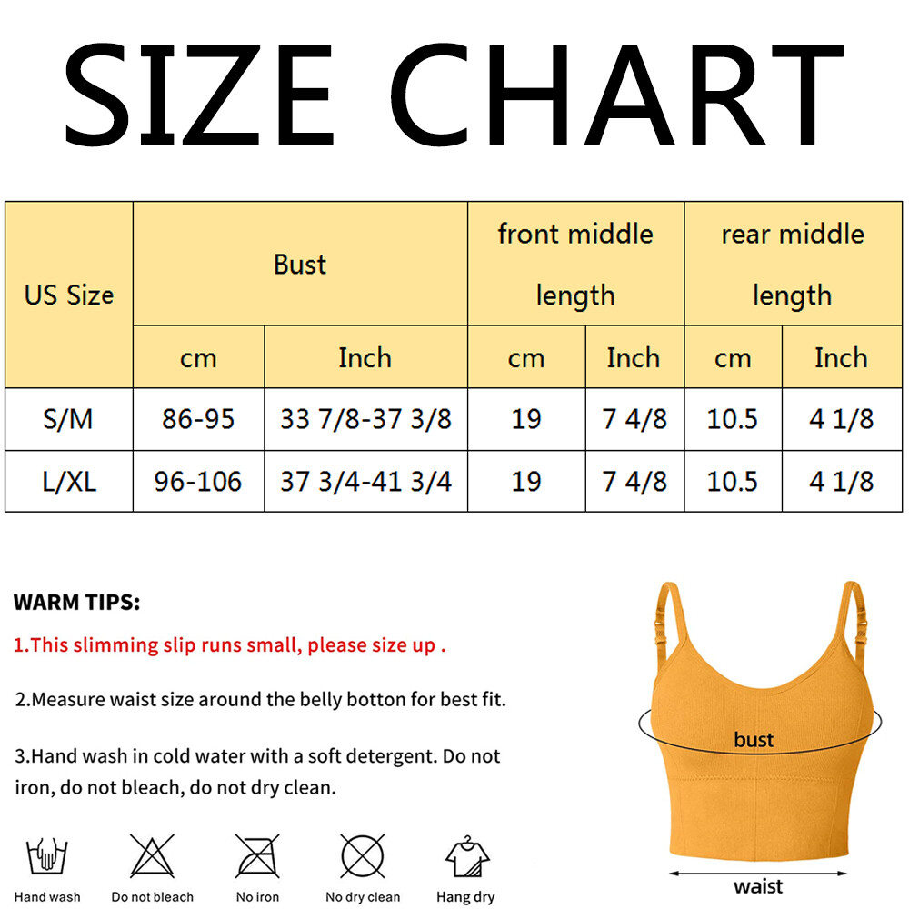 Women Basic Solid Crop Tank Top Cami Bra Padded Bralette with Adjustable Strap @