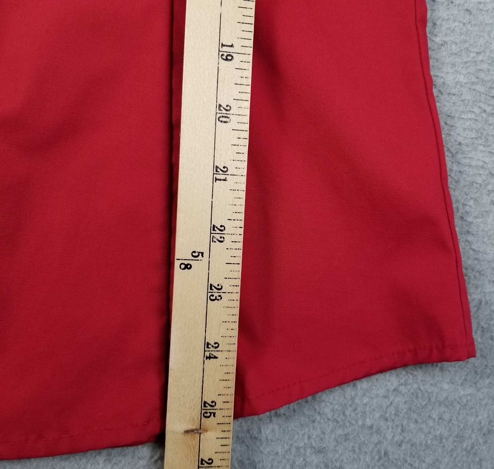 RIDERS Lee Button Up Shirt Women’s Small S Red 3/4 Sleeves Easy Care Stretch Top