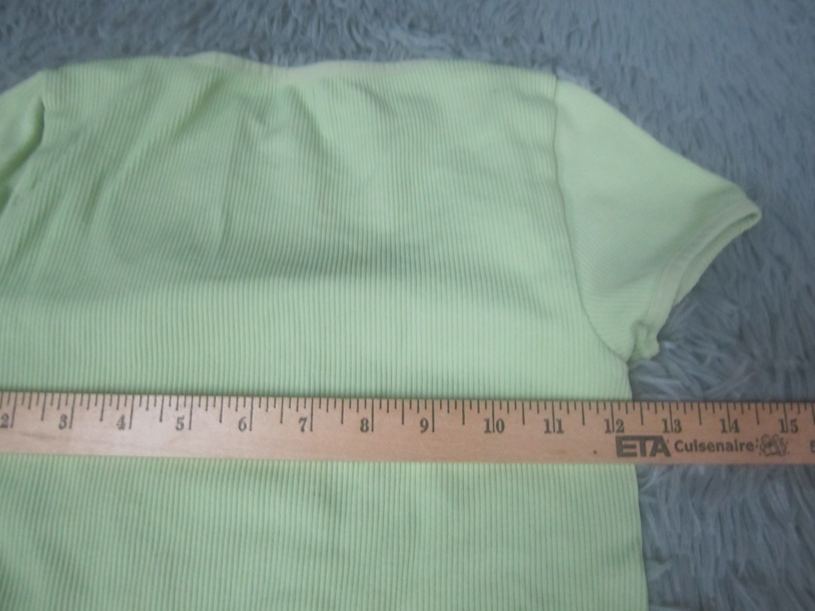 Wild Fable Shirt and Short Set Small Lime Green Stretch Compression Cropped Top