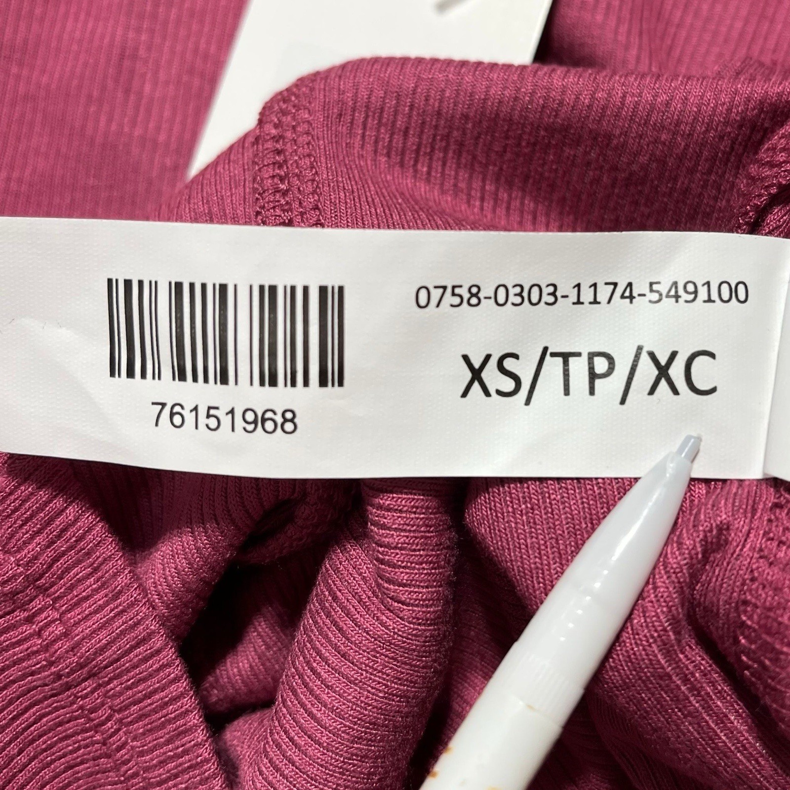 Streetwear Society Womens Ribbed Crop Top Size XS China Rose