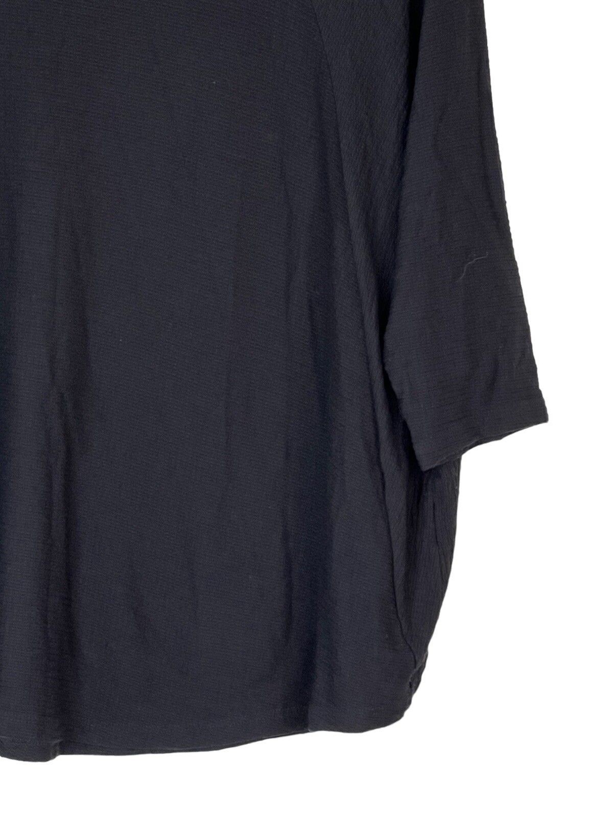 Composition Women’s Oversized Loose Fit Black Top Size Small Minimalist