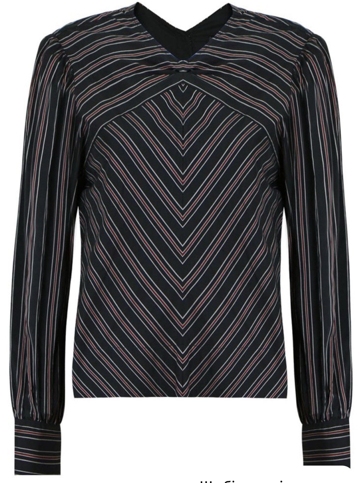 Isabel Marant Silk Cupro Button Blouse Size 36