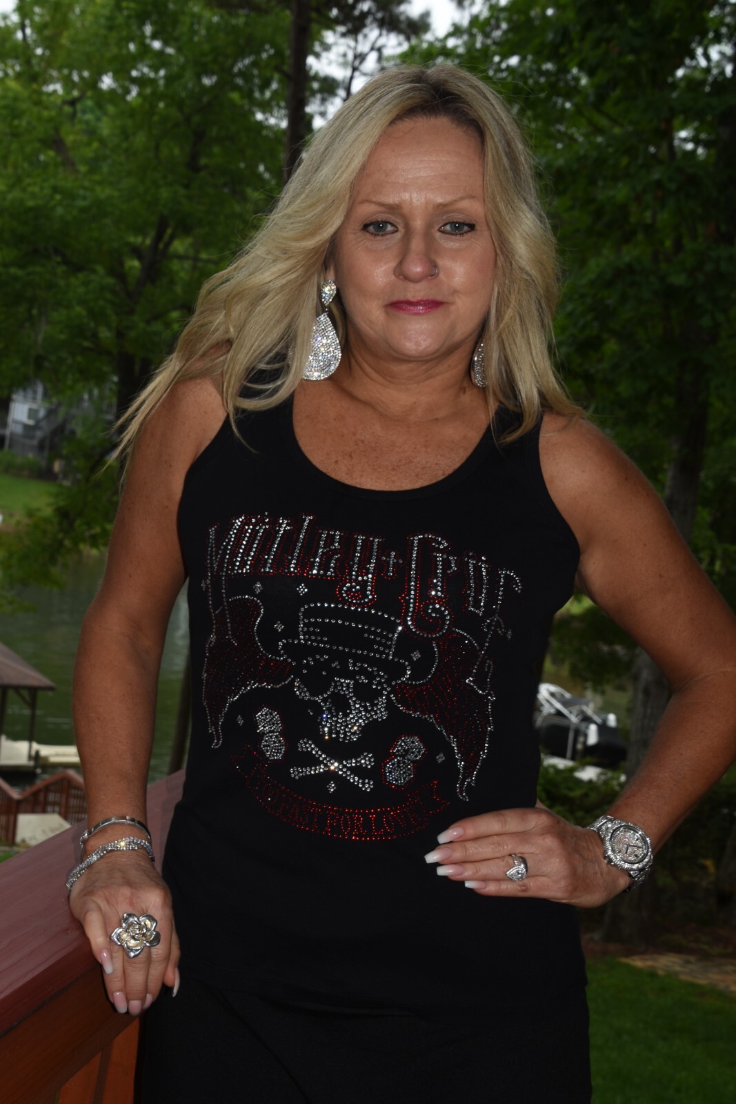 Motley Crue rhinestone shirt or tank XS S M L XL XXL 1X 2X 3X 4X5X Too Fast Love