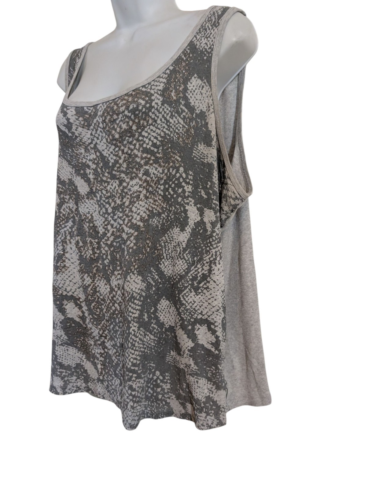Women’s 4X (26 W-28W) Gray Tank Top 52 Inch Chest