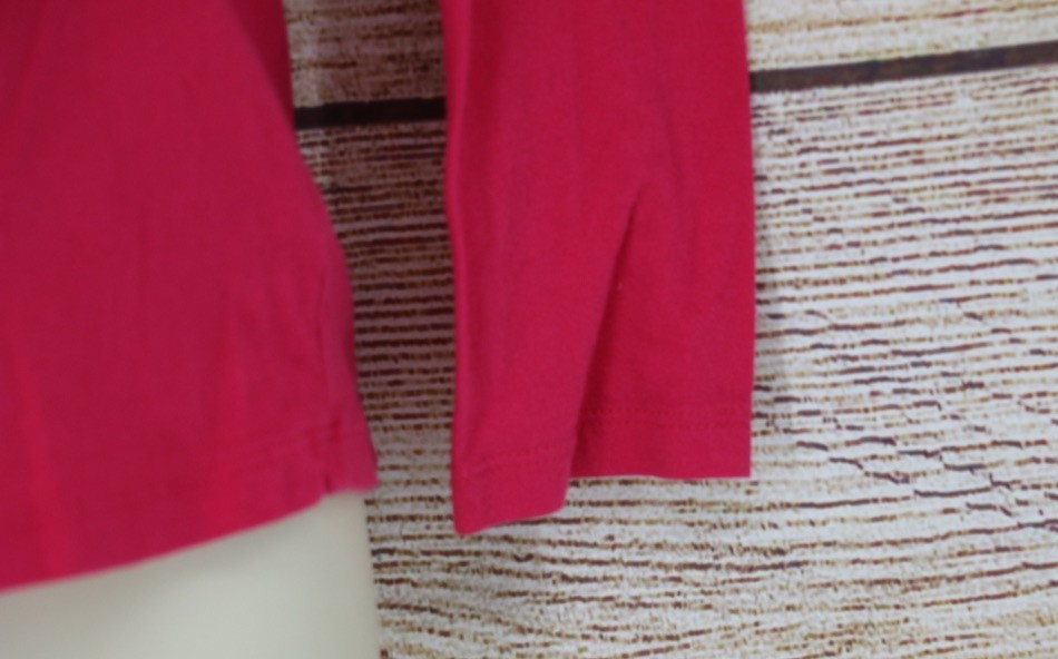 Active Basic Women’s Long Sleeve Top Medium Pink Stretch Crew Neck Casual Basic
