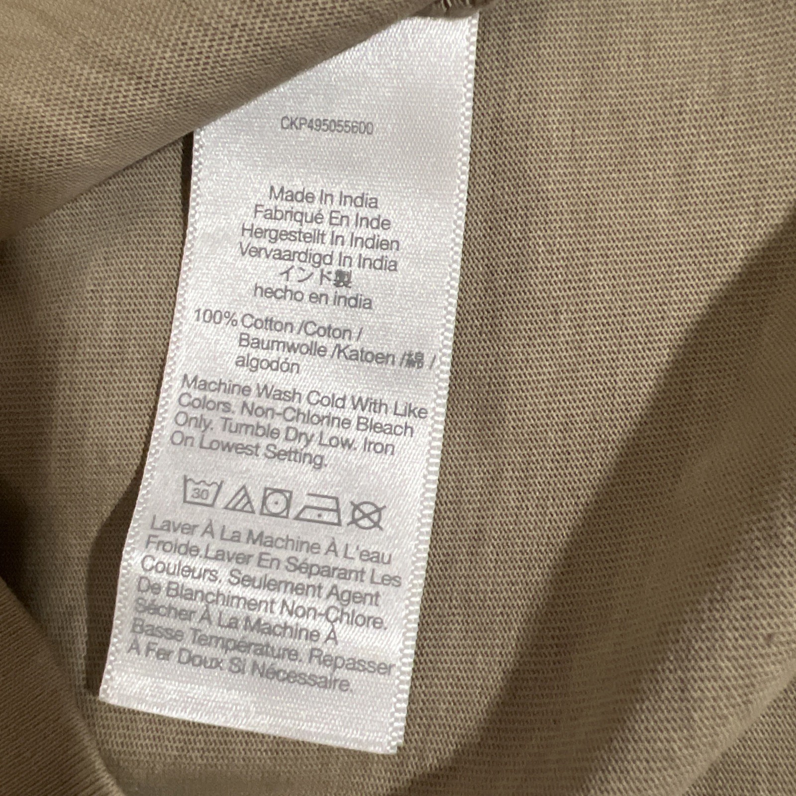 Madewell Women’s 2XS Khaki Brown Cotton Crewneck Tee Short Sleeve Casual Top