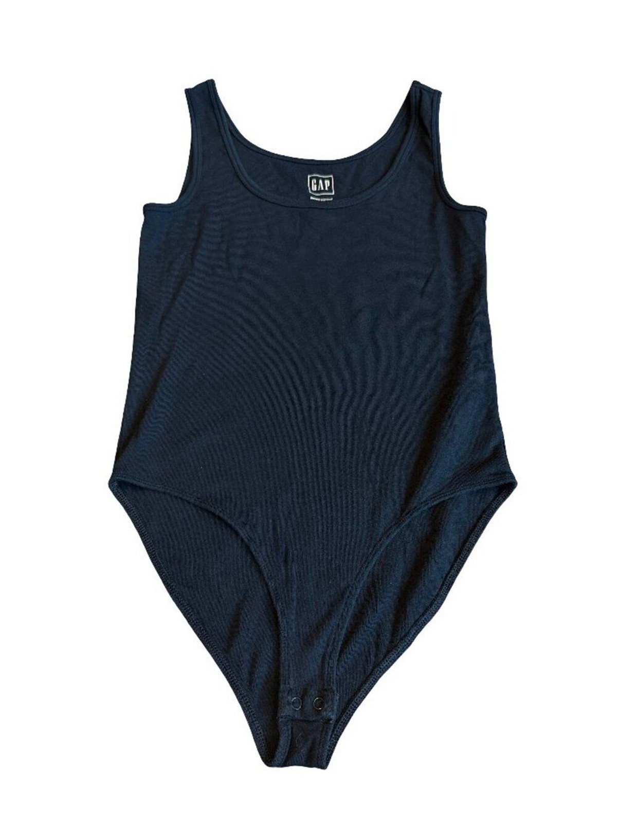 Gap Modern Bodysuit Tank Top Classic Black Stretch Casual Layering Size Medium