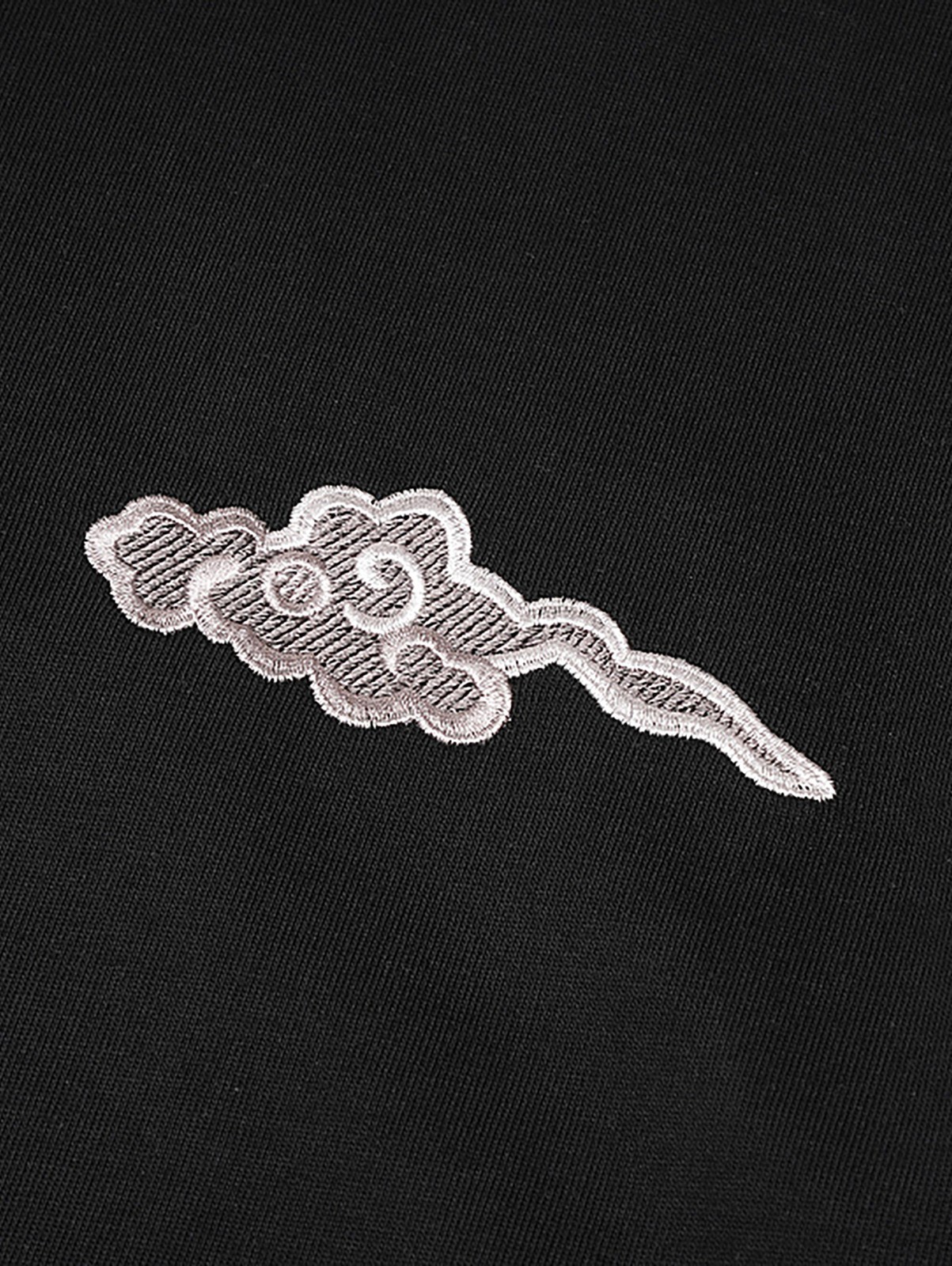 Niepce Men’s Cloud Dragon Embroidery Tee Japanese Streetwear T-Shirt