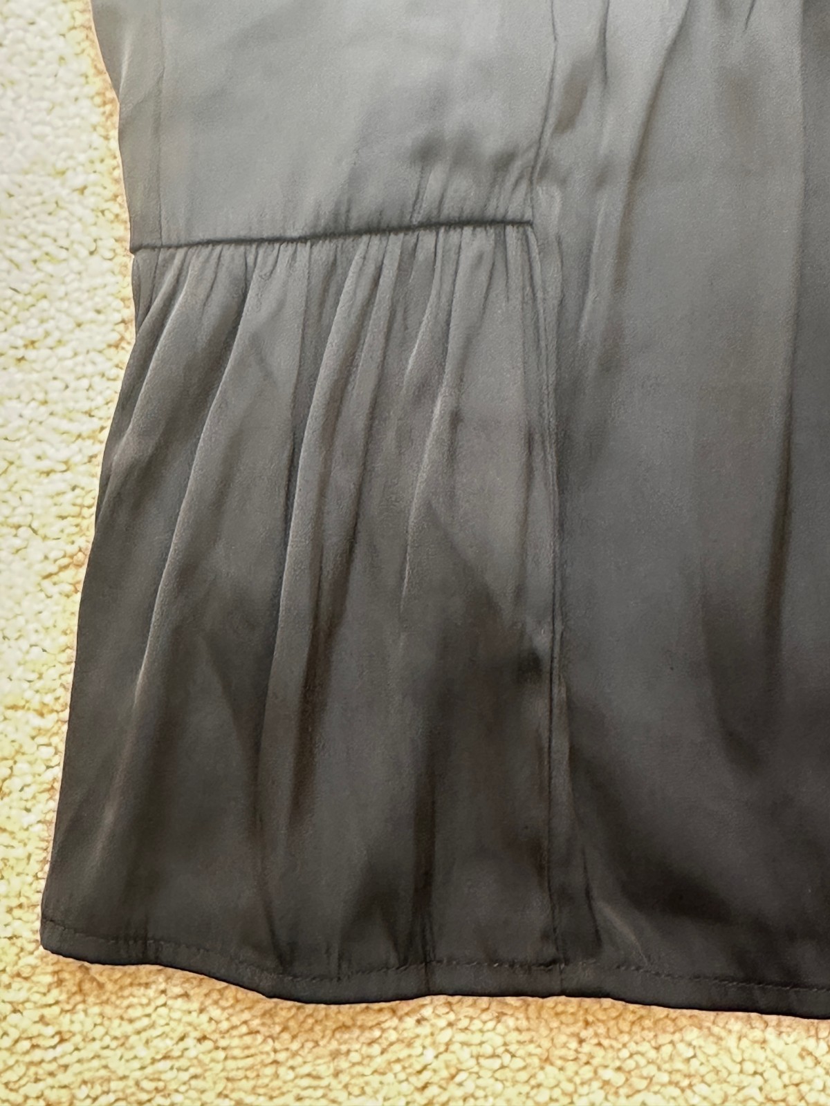 House of Harlow Women’s Cold Shoulder Top Sz S Black Flowy Boho Date Night Luxe