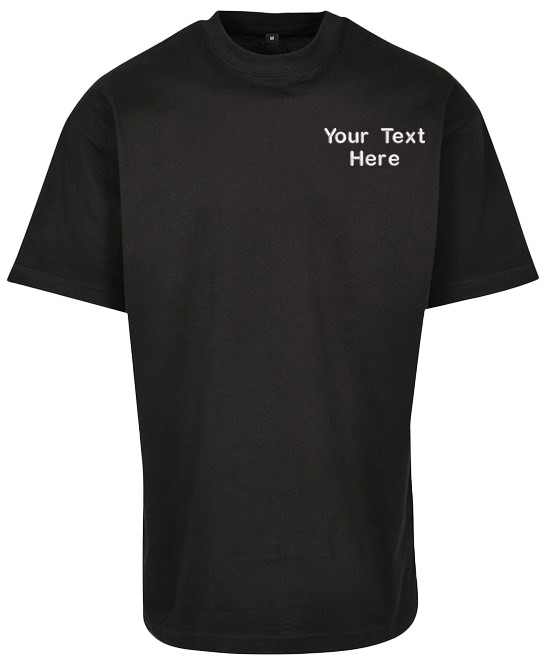 Personalised Build Your Brand Embroidered Premium Combed Jersey T-Shirt Workwear