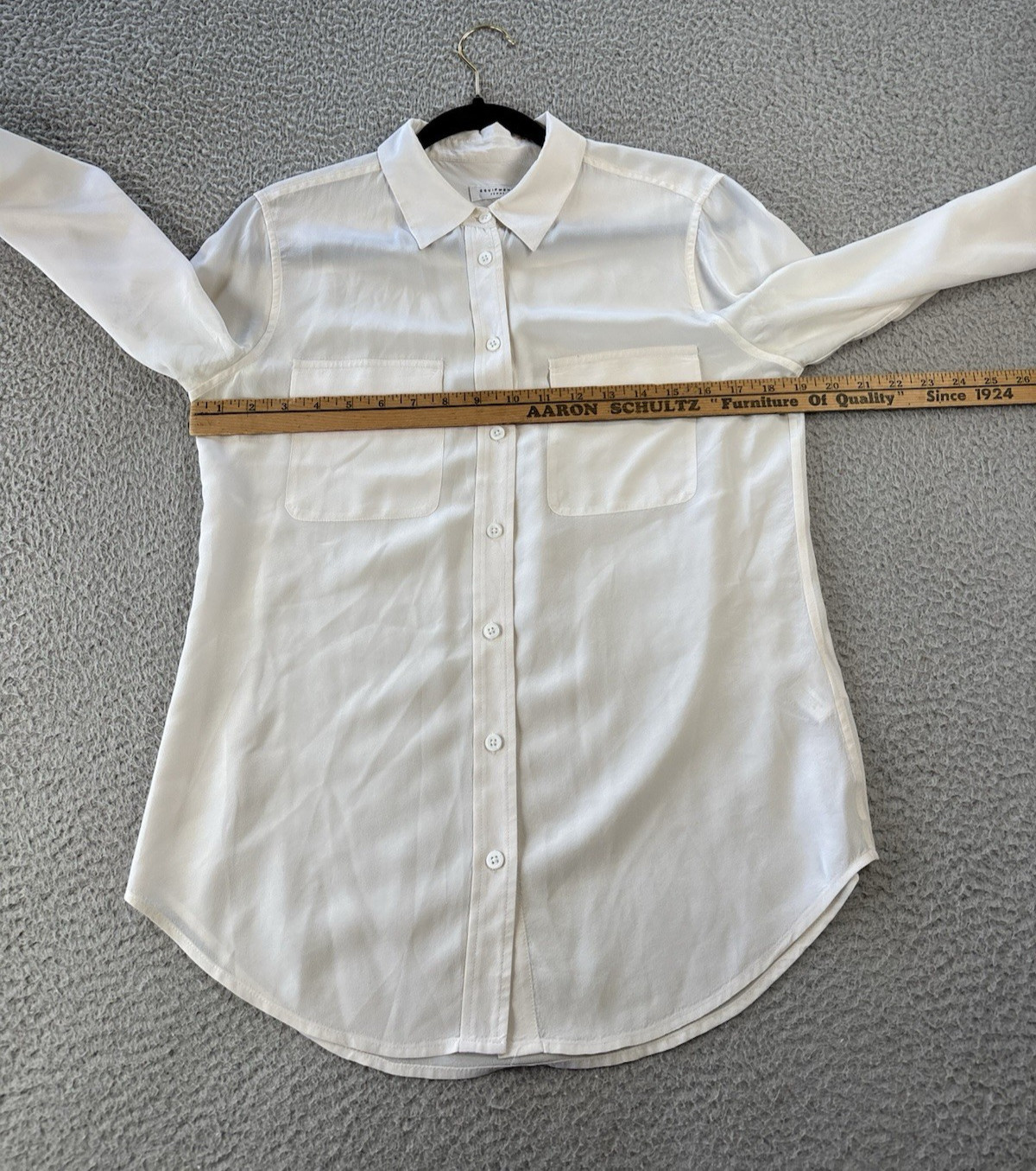 Equipment Femme Slim Signature Silk Shirt Womens Small Minimalist Luxury Capsule