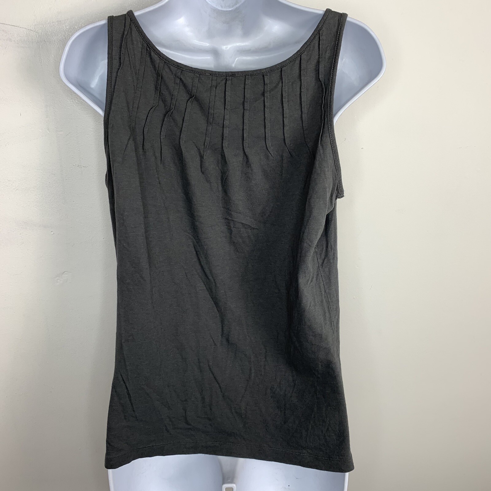 Talbots Womens Top sz S Gray Classic Everyday City Chic Elevated Basic