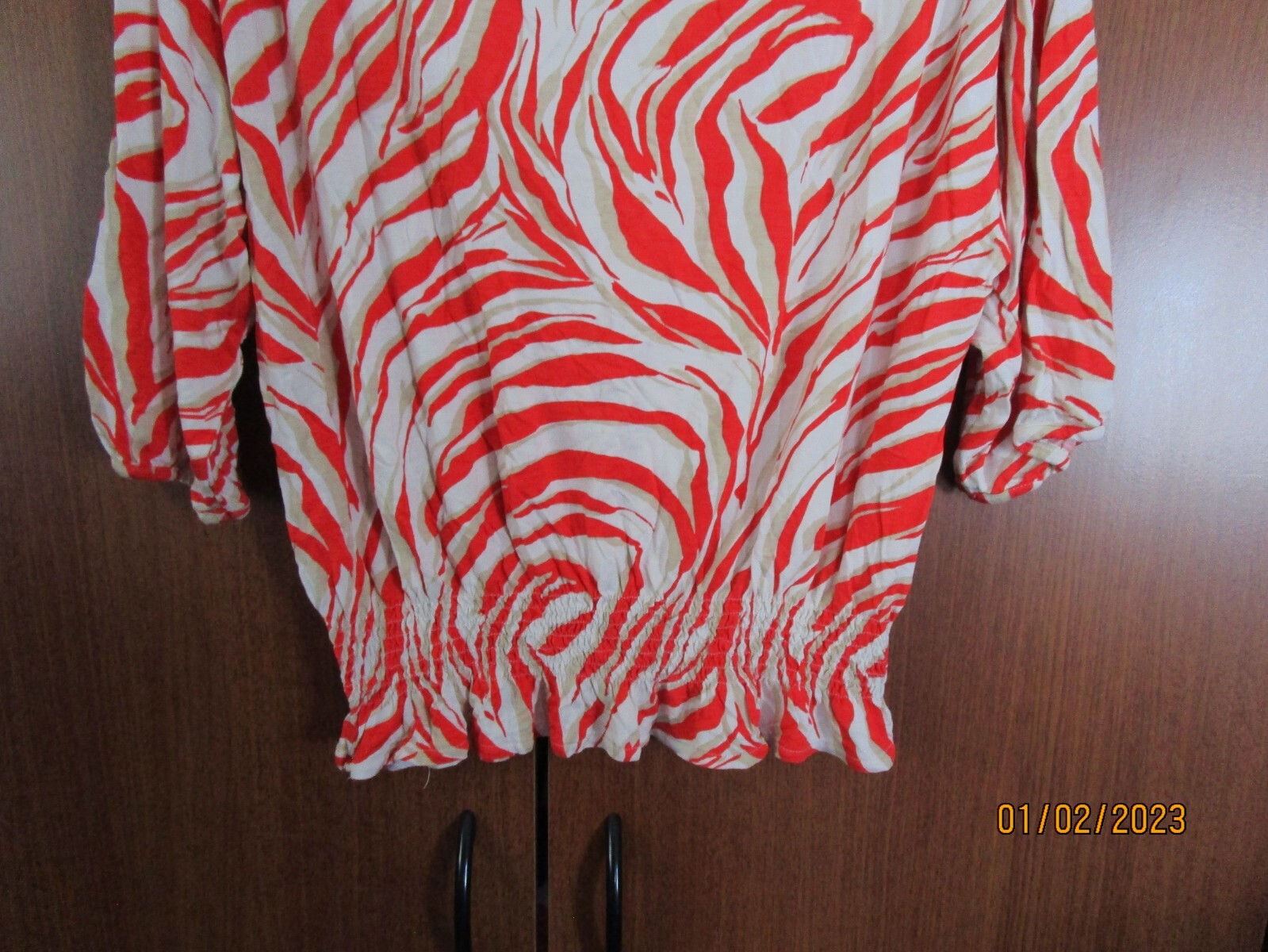 Loft Ann Taylor Tunic Top Sz Medium 100% Rayon Bust 46 Length 23 inches