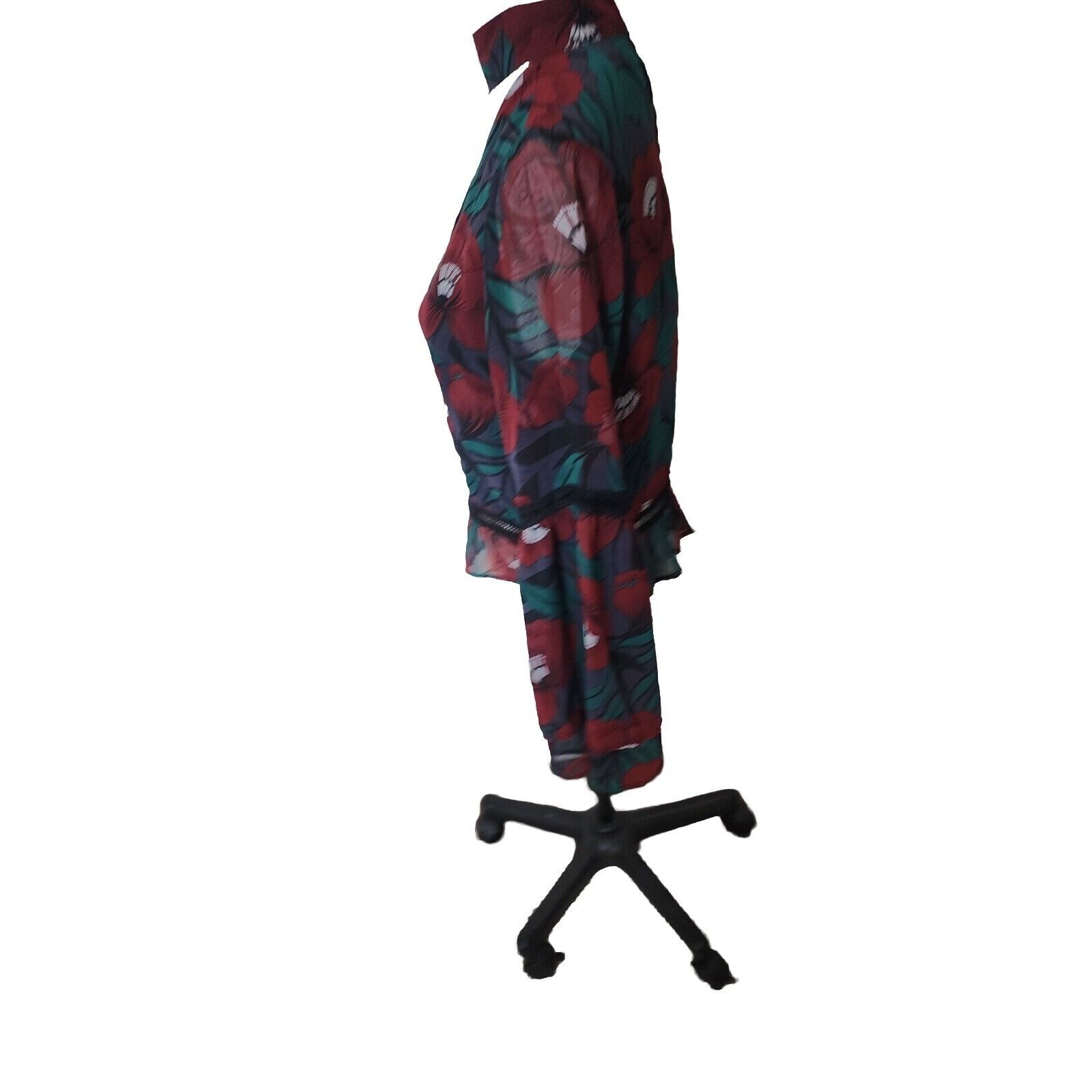 Lucca Couture Long Sleeve Green floral Bell Sleeve Top NWT Women’s Medium