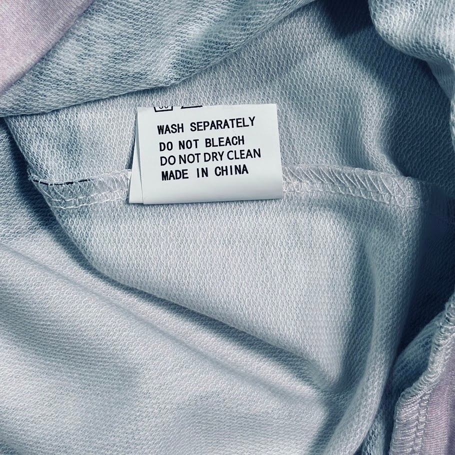 Striped Long Sleeve Quarter Zip Pullover Womens M Pink Grey Polyester Casual Top