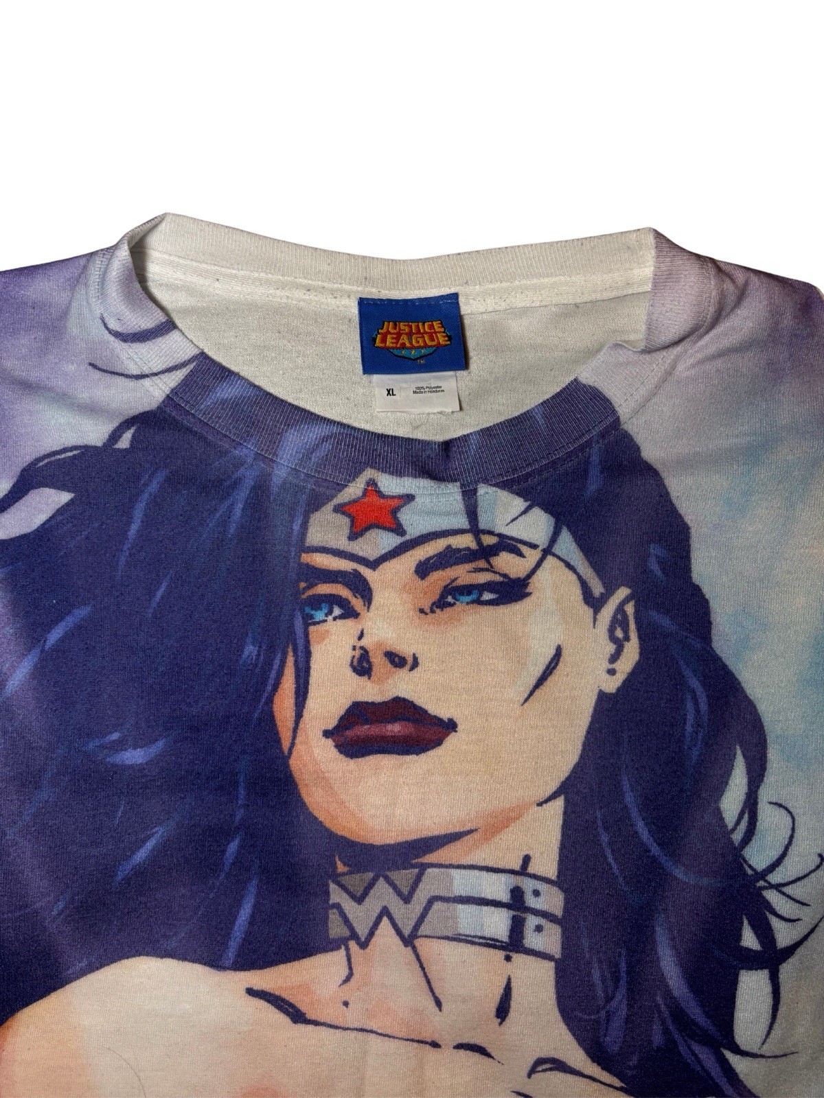 Justice League Women’s T-Shirt Wonder Woman Superwoman, Size XL