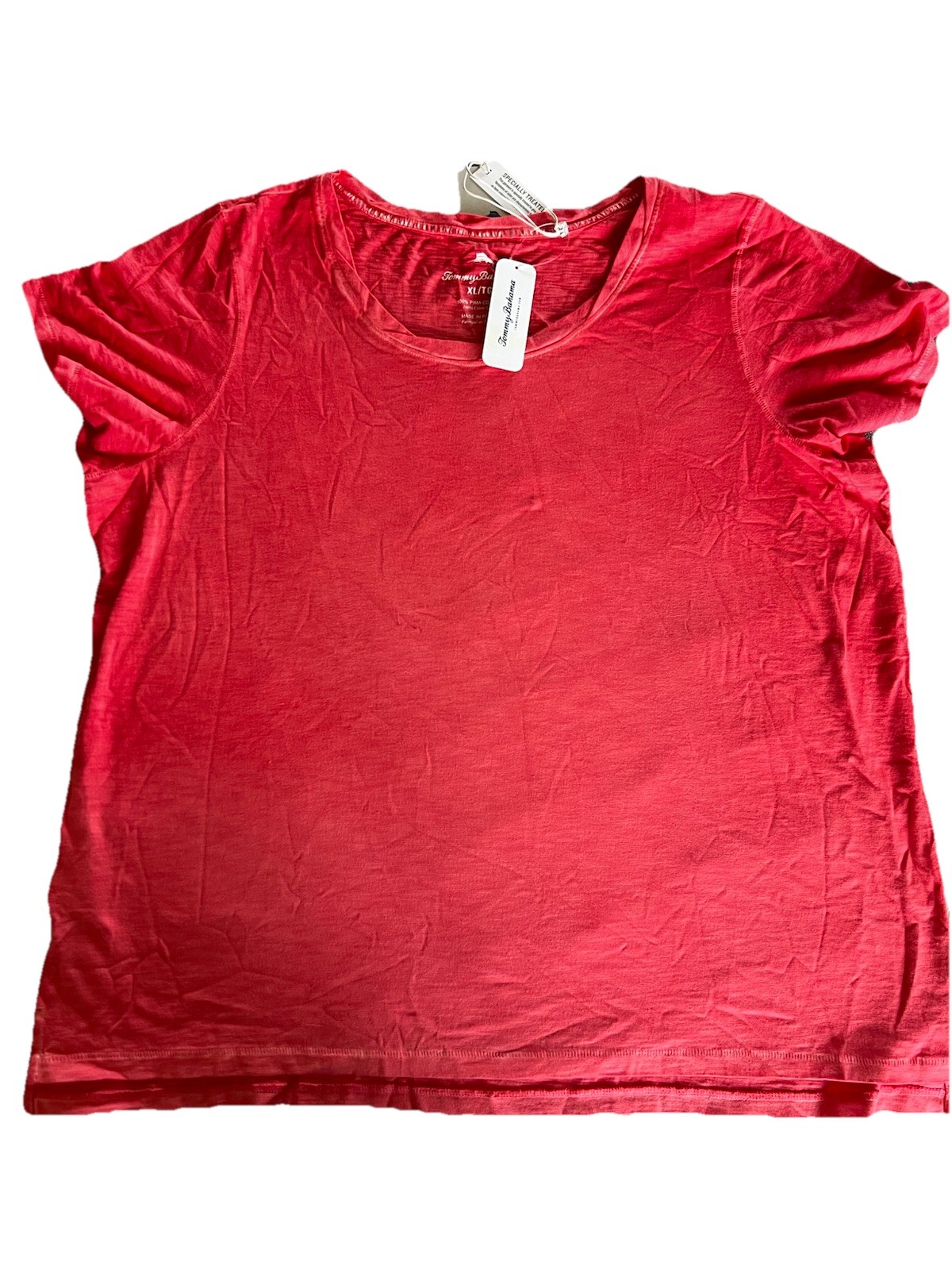 Tommy Bahama Women’s XL Orange Sunshine Twist T-Shirt NWT
