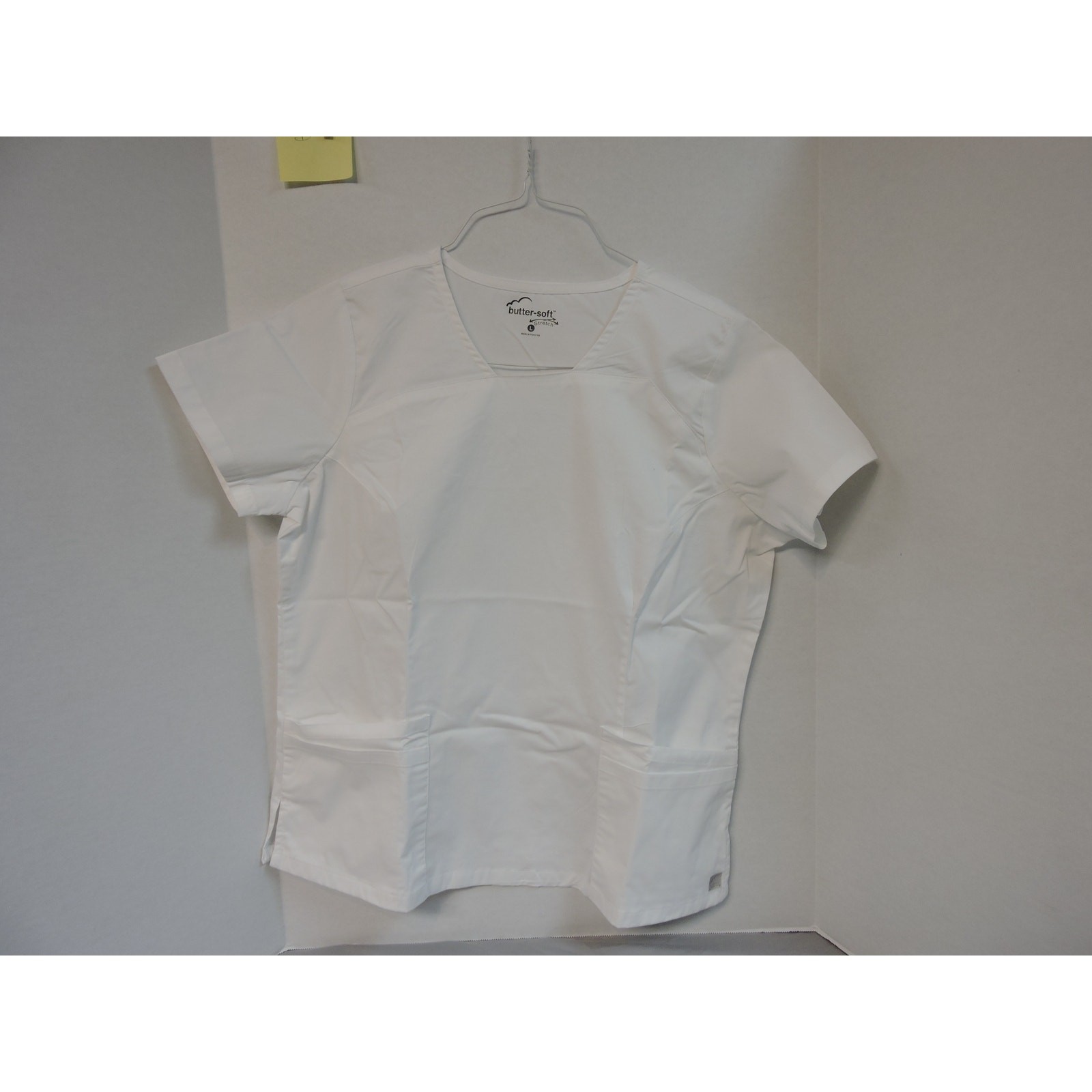 Scrub Tops Women’s Large Butter-Soft Stretch Comfortable Fit Bundle of Three