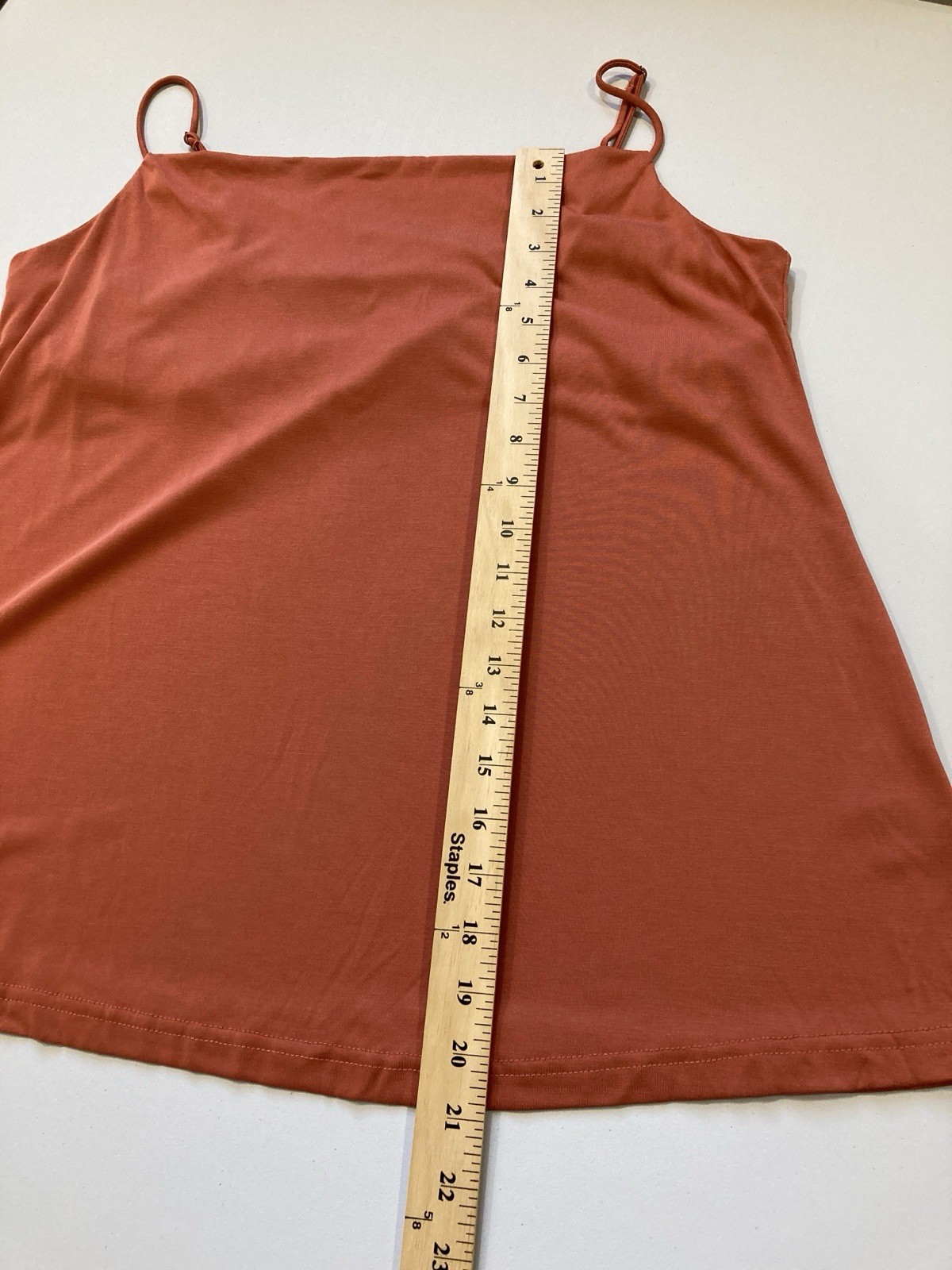 VICI Orange Spaghetti Adjustable Strap Tank Top Women Size M