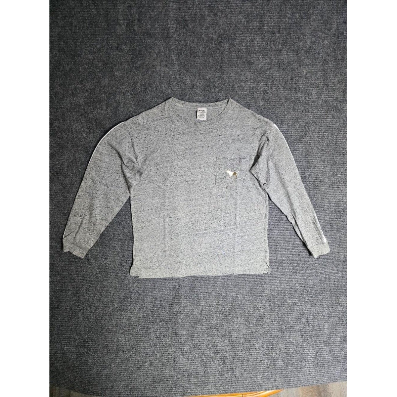 Heather grey with black speckled (Small) Heather grey with black speckled flecks