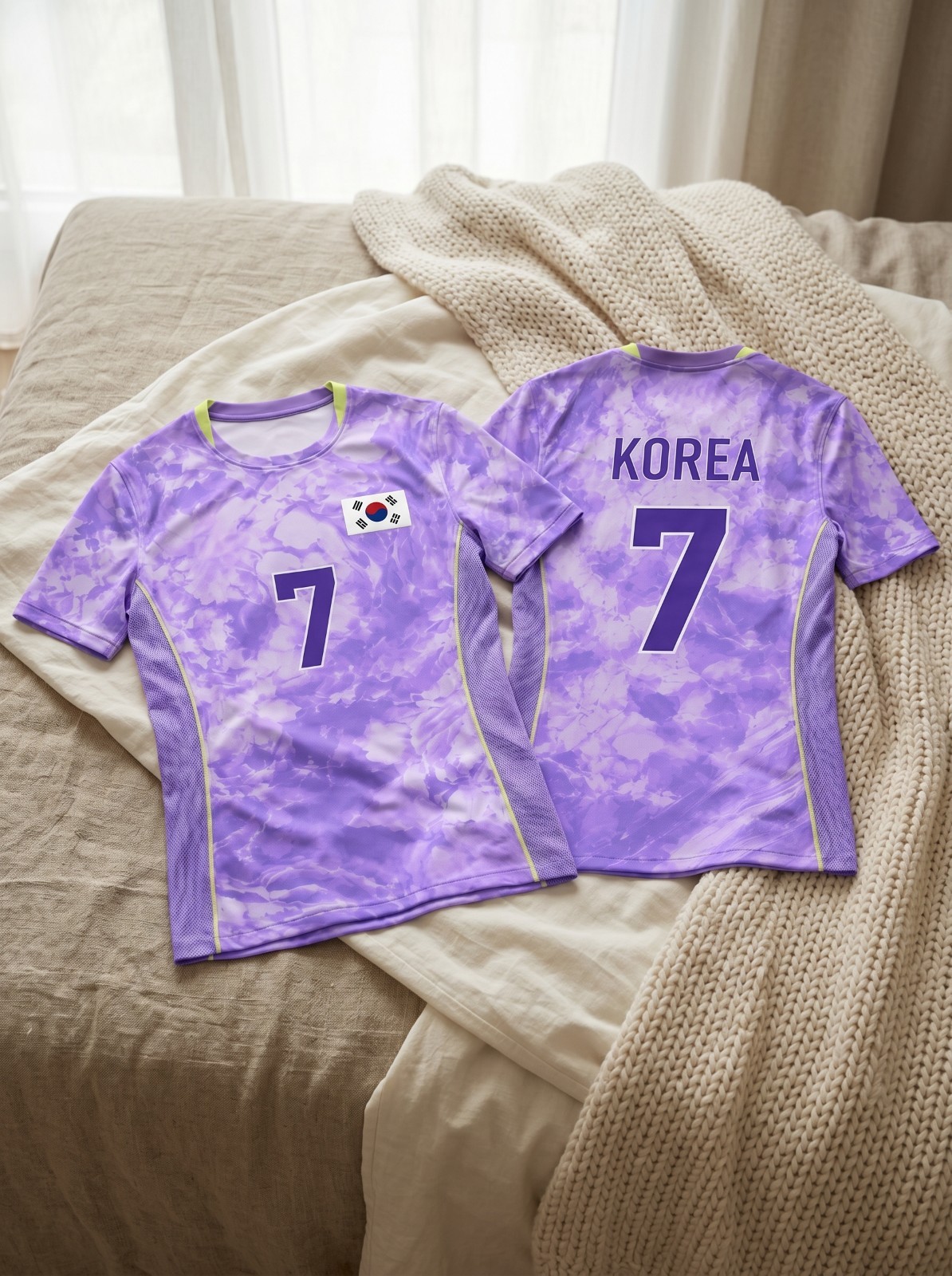Custom Korean Soccer Team Jersey, South Korea Flag Football Jerseys