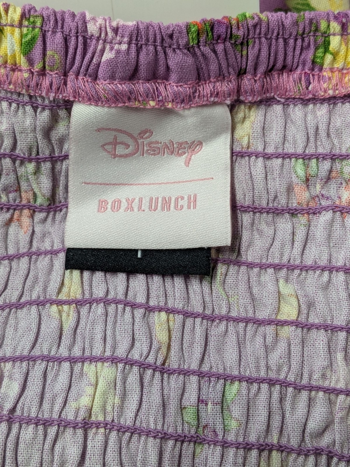 Disney Tangled Icons Tank Top Princess Floral Ruffled Cottage Whimsical Plus 1X