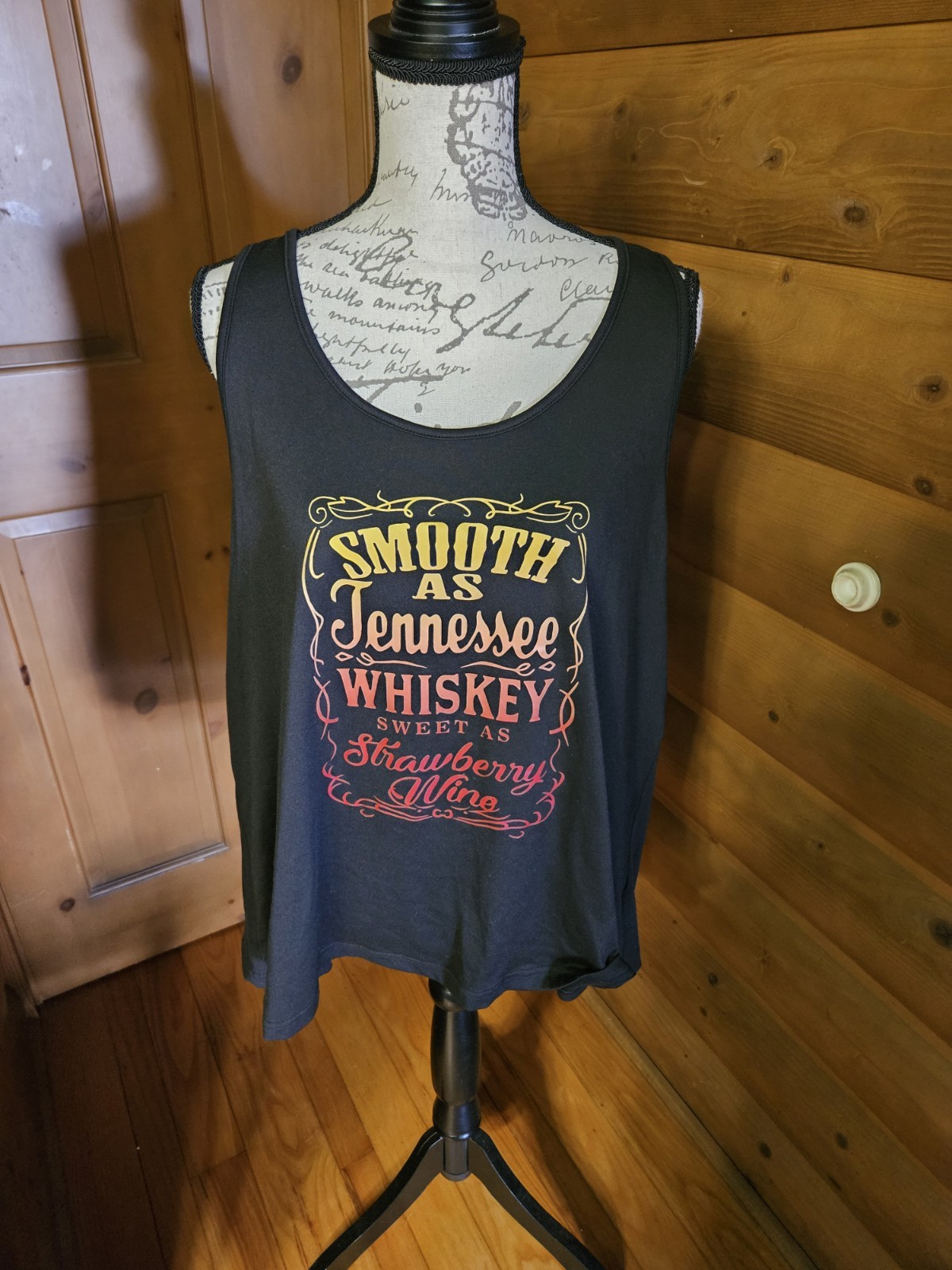 Womens Country Racerback Tank Top Smooth As Tennessee Whiskey size 3xl