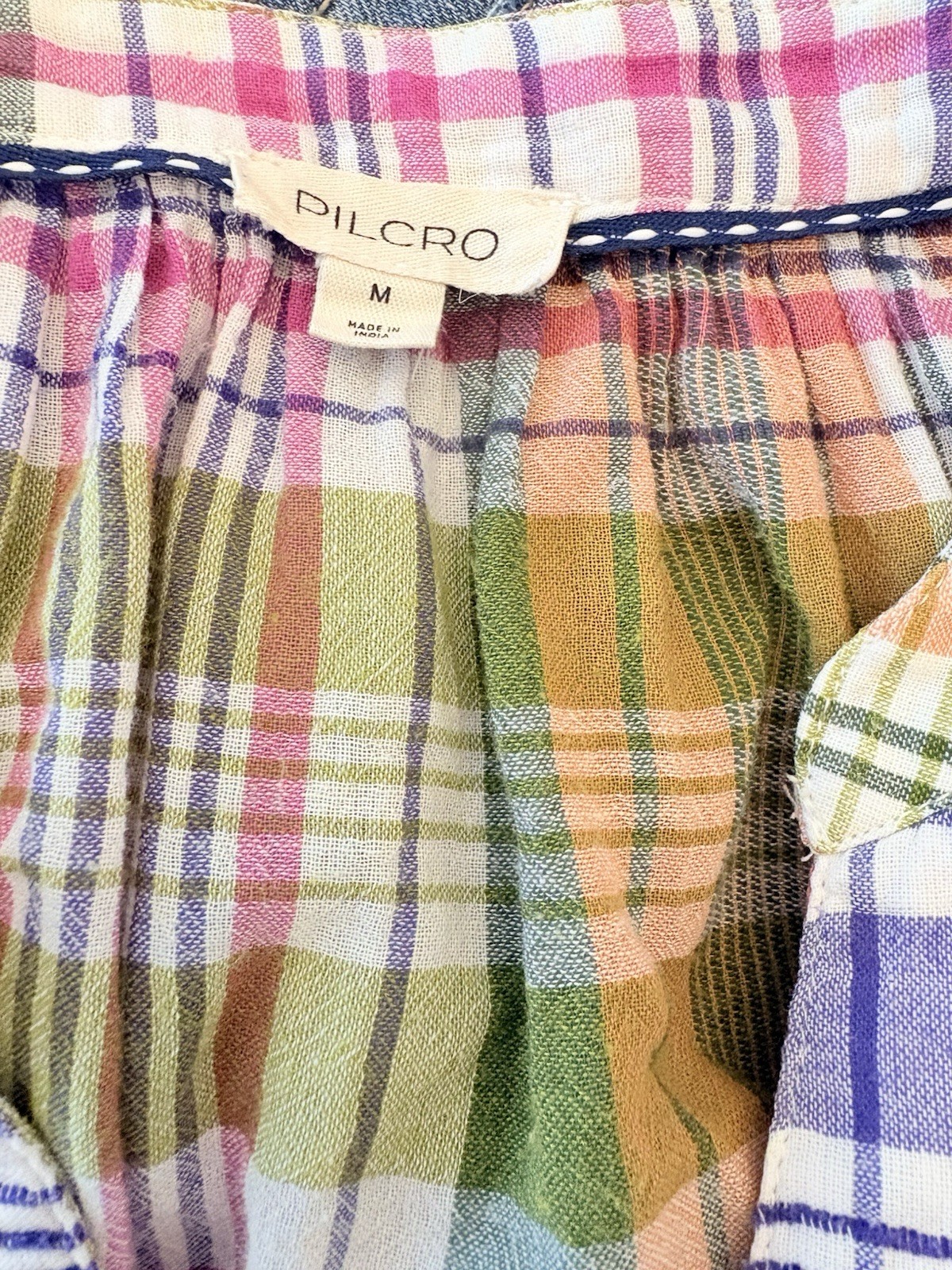 Anthropologie Pilcro Puff Sleeve Top Medium