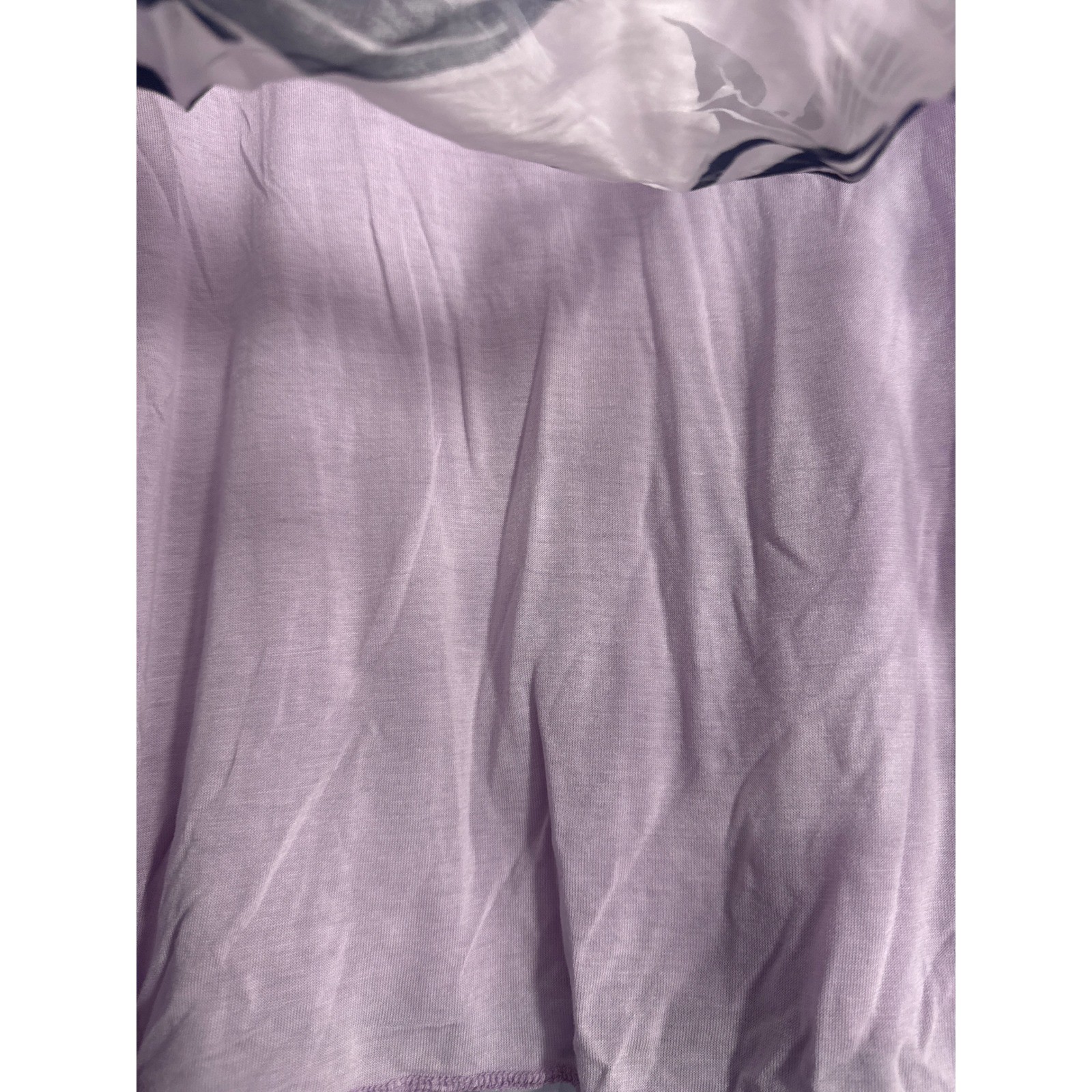 Lia Bella Silk Blouse Womens OS Purple NWT Floral Layered Made in Italy Top