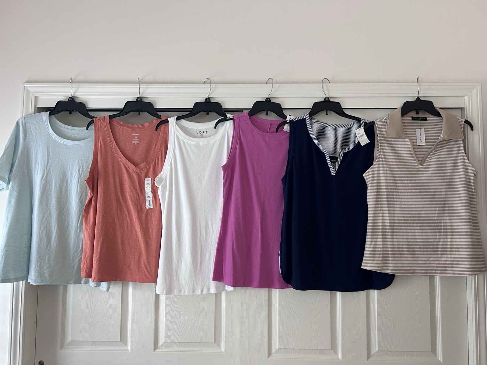 Lot Womens Plus Summer Tops NWT!! Lane Bryant, Loft, Etc Sz 14/16/0X Rtl$170