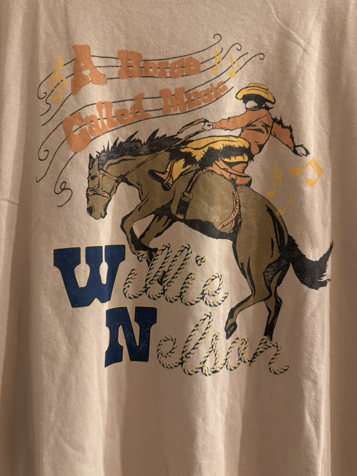 NEW Daydreamer Willie Nelson Graphic Band Horse Called Music T Shirt Sz Large