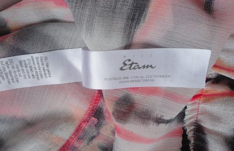 Women Etam shirt multicolor polyester 46/3XL #O3TG