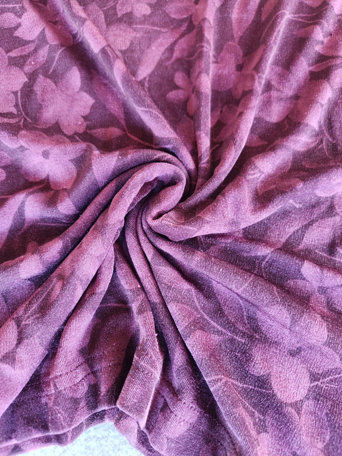 Vintage 90s Frazier Lawrence M Floral Tank Top Women Plum Stretch