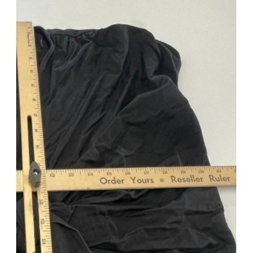 Zara Top Womens Small Black Front Tie Minimalist Modern Sleek