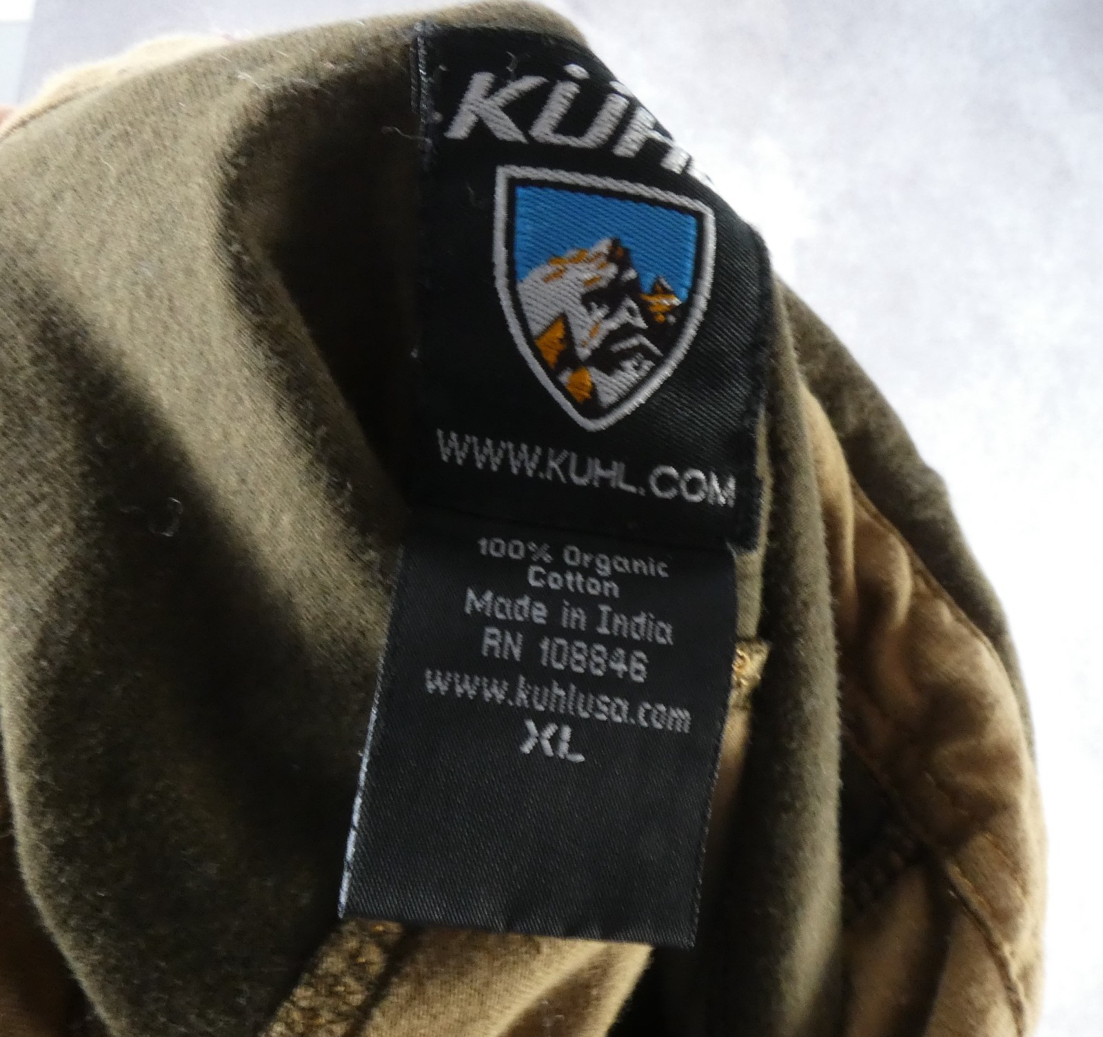 Kuhl Button Up Shirt Womens XL Brown Outdoor Gorpcore Hiking