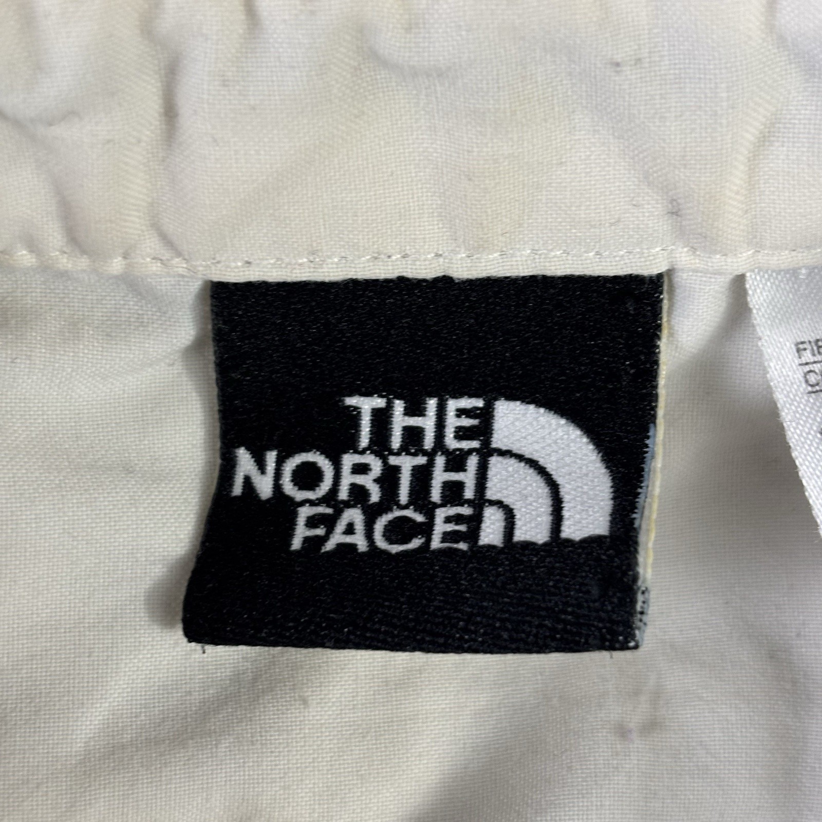 The North Face Shirt Women XL Ivory Sleeveless Pocket Button Up Gorpcore Outdoor