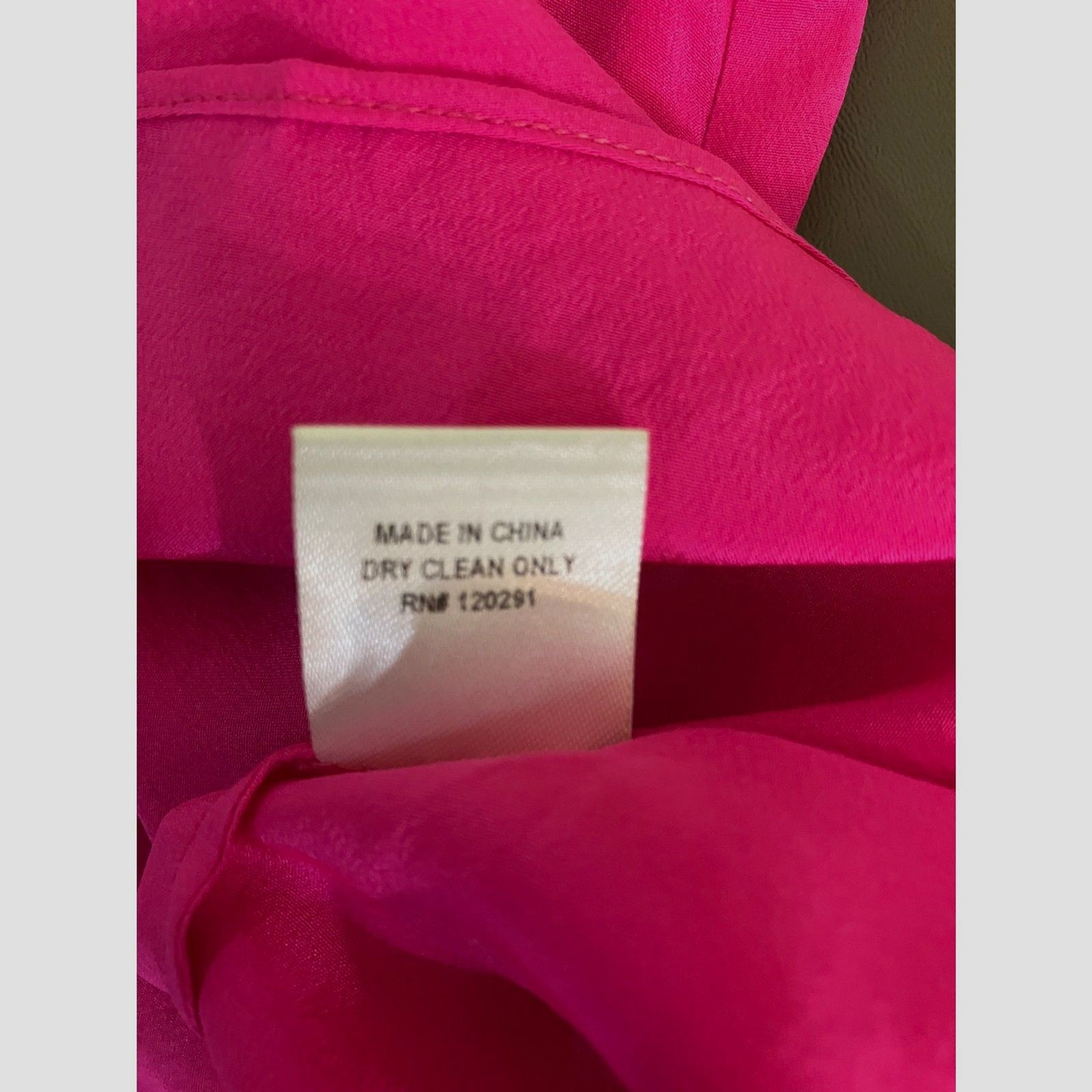 Mason vibrant fushsia spaghetti straps with a strappy tie back flowy camisole