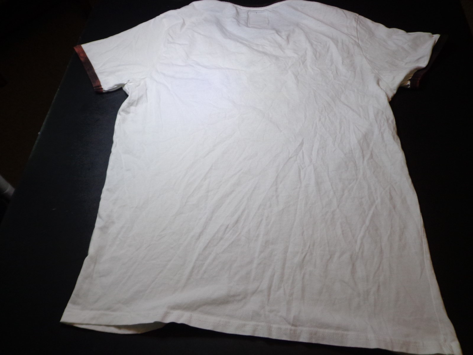 Deutschland Germany Built To Win Ringer Style V-Neck T Shirt Womens Large F3