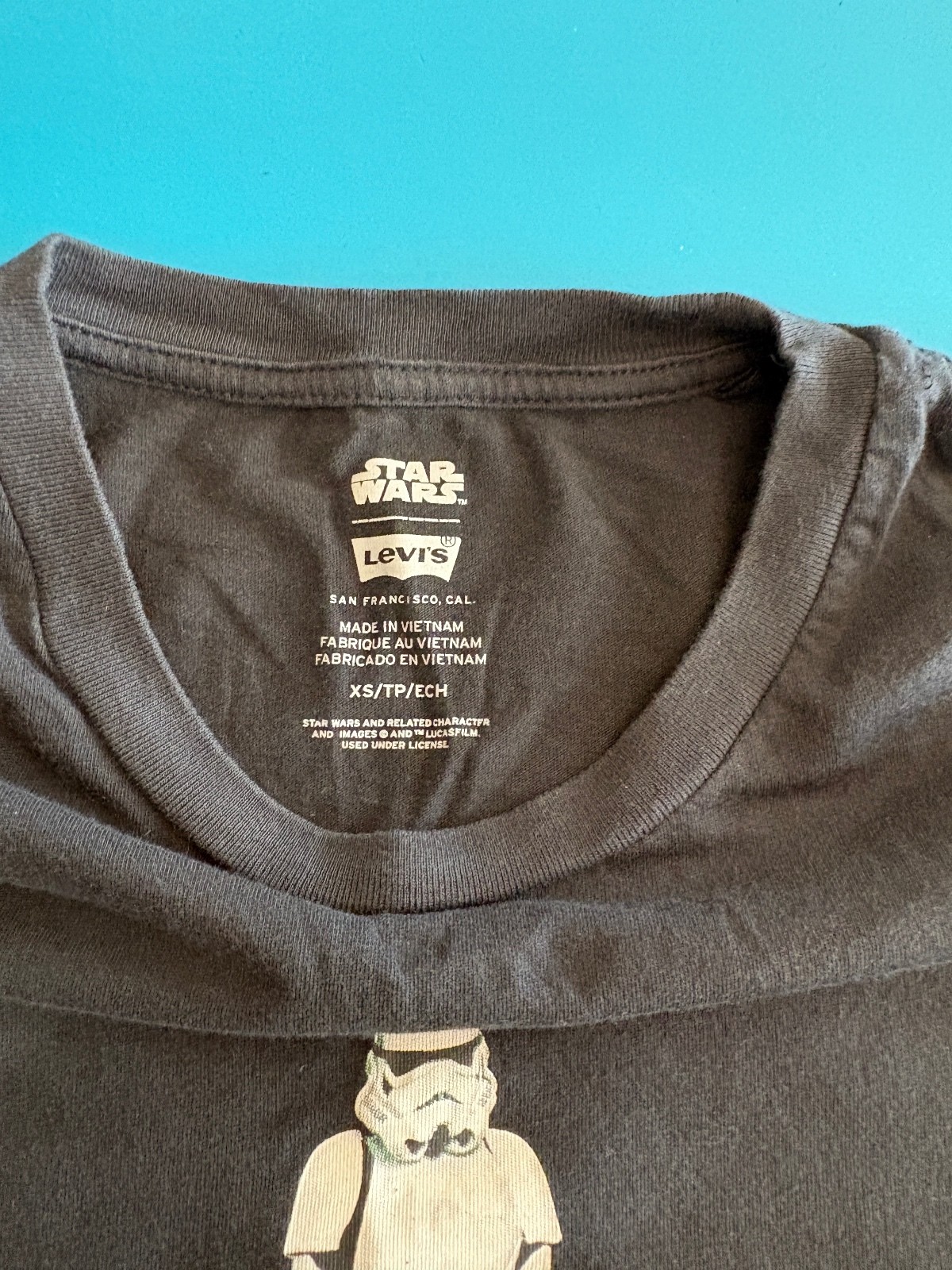Levi’s Star Wars Stormtrooper Graphic Black T-Shirt – Women’s Small