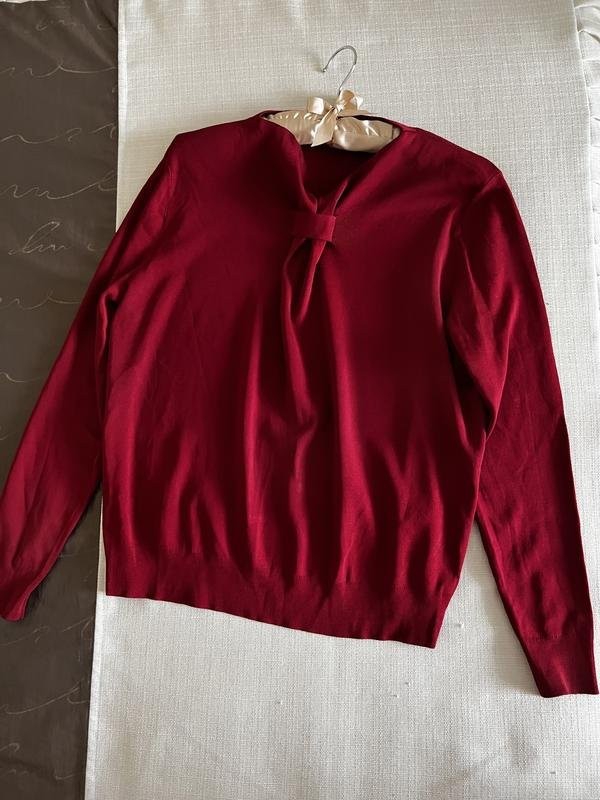 Women COS Shirt Burgundy 38 / M / 46