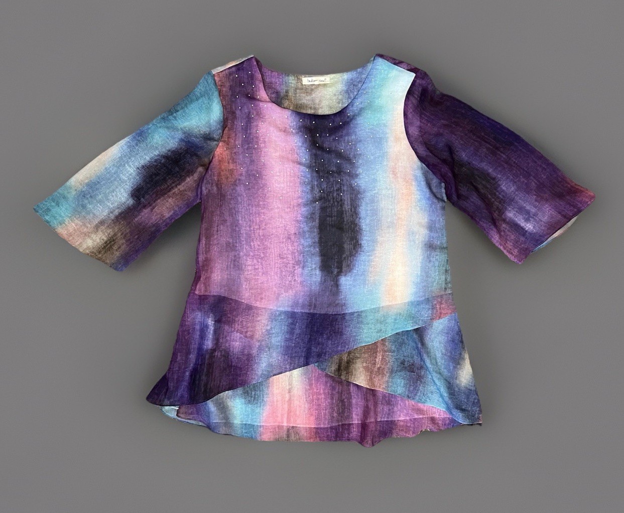 Indigo Soul Women’s Multicolored Tunic Size Large