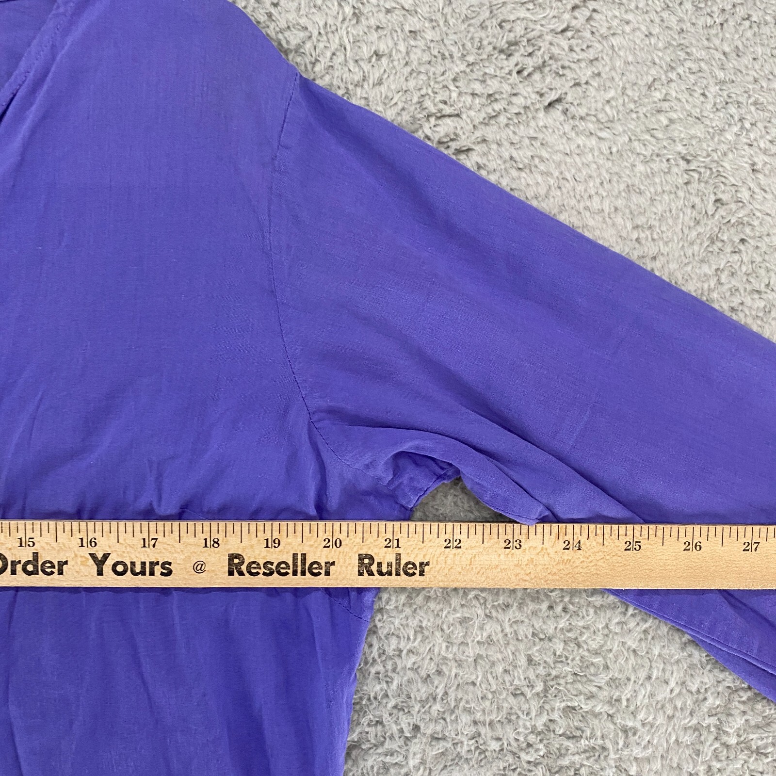 Patagonia Tunic Top Womens 8 Guadalupe Organic Cotton Lawn Purple Popover