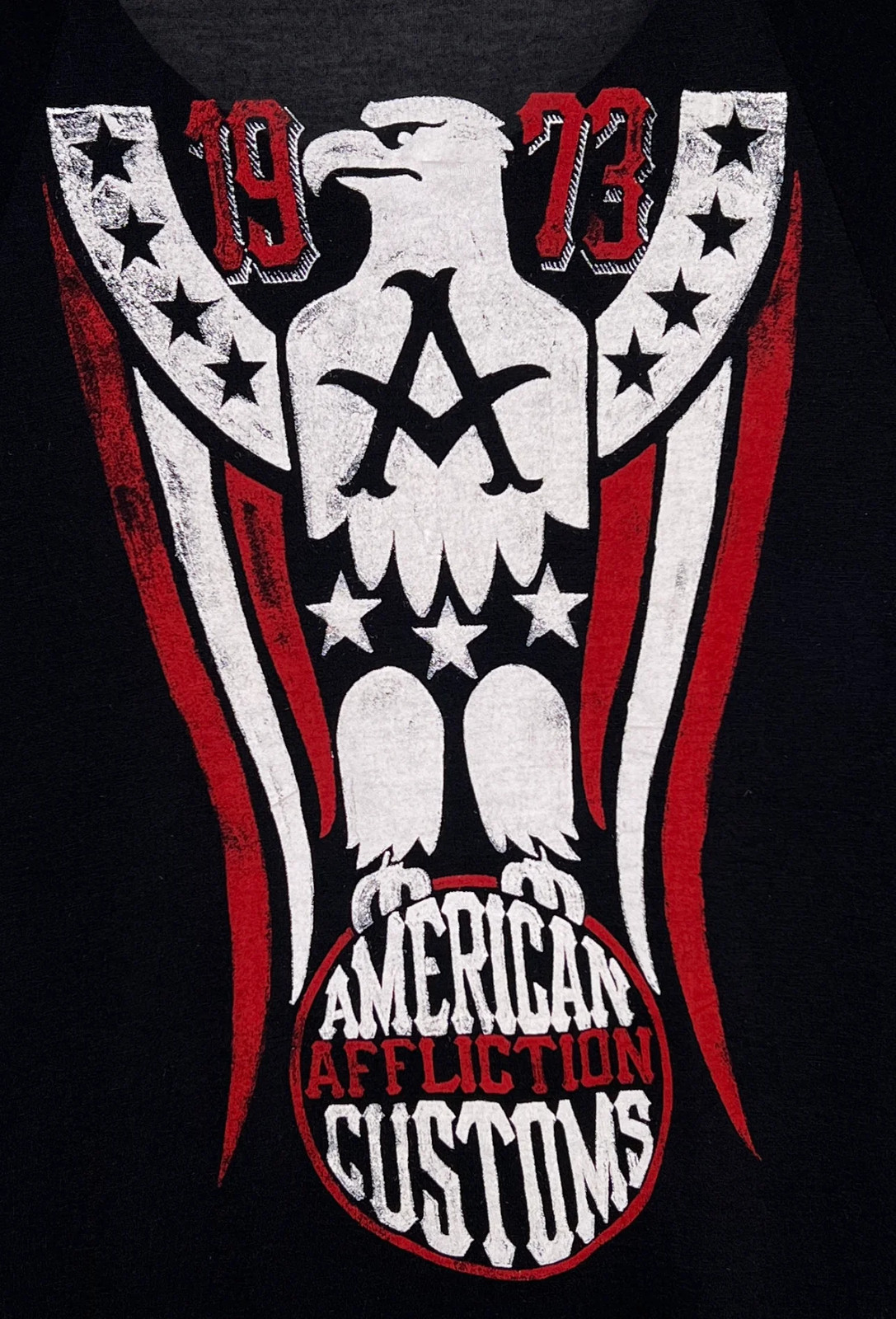 Sinful By Affliction Women’s T-shirt Shoulder Cold Top Freeide
