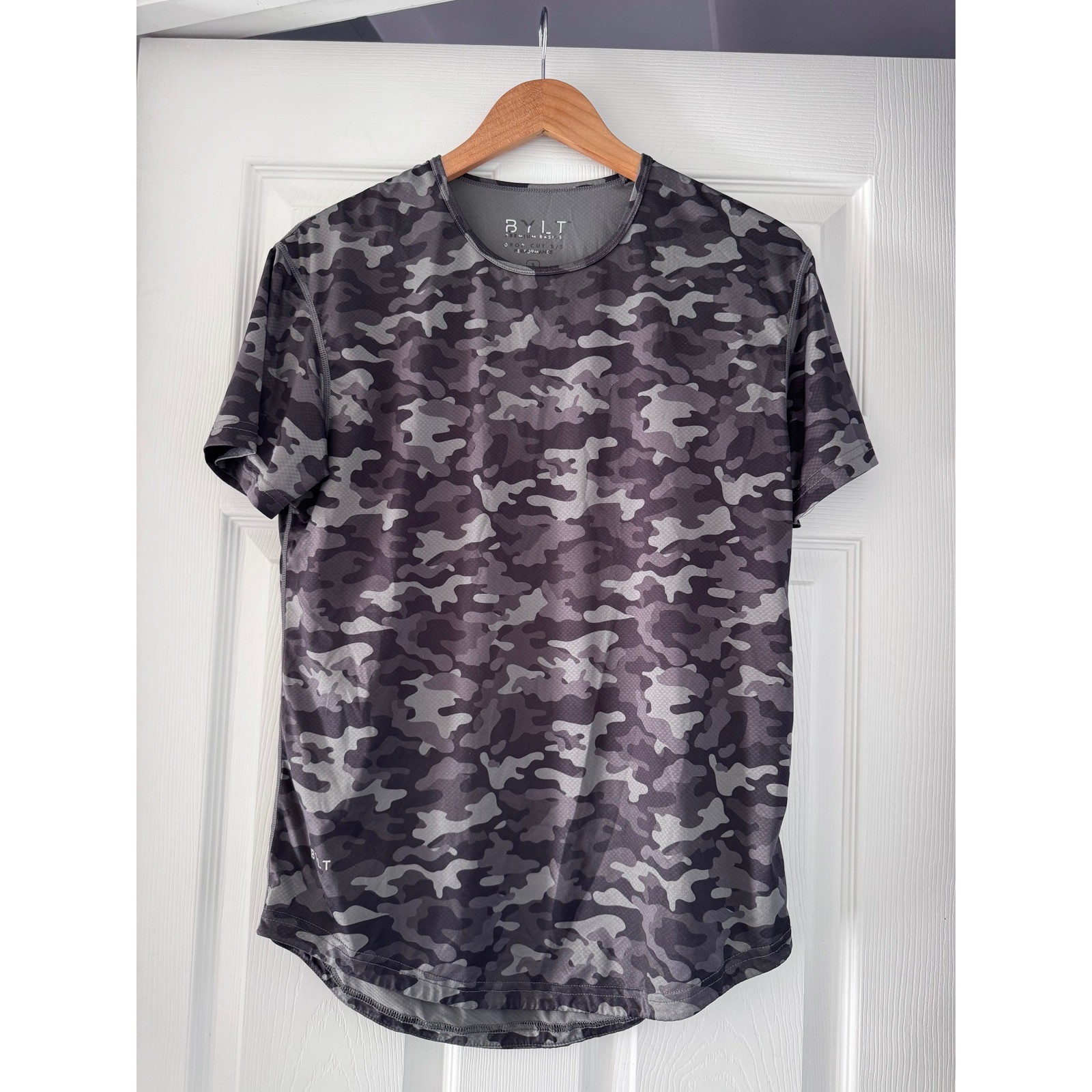 Bylt Camo Short Sleeve Gray Basic Layer Shirt