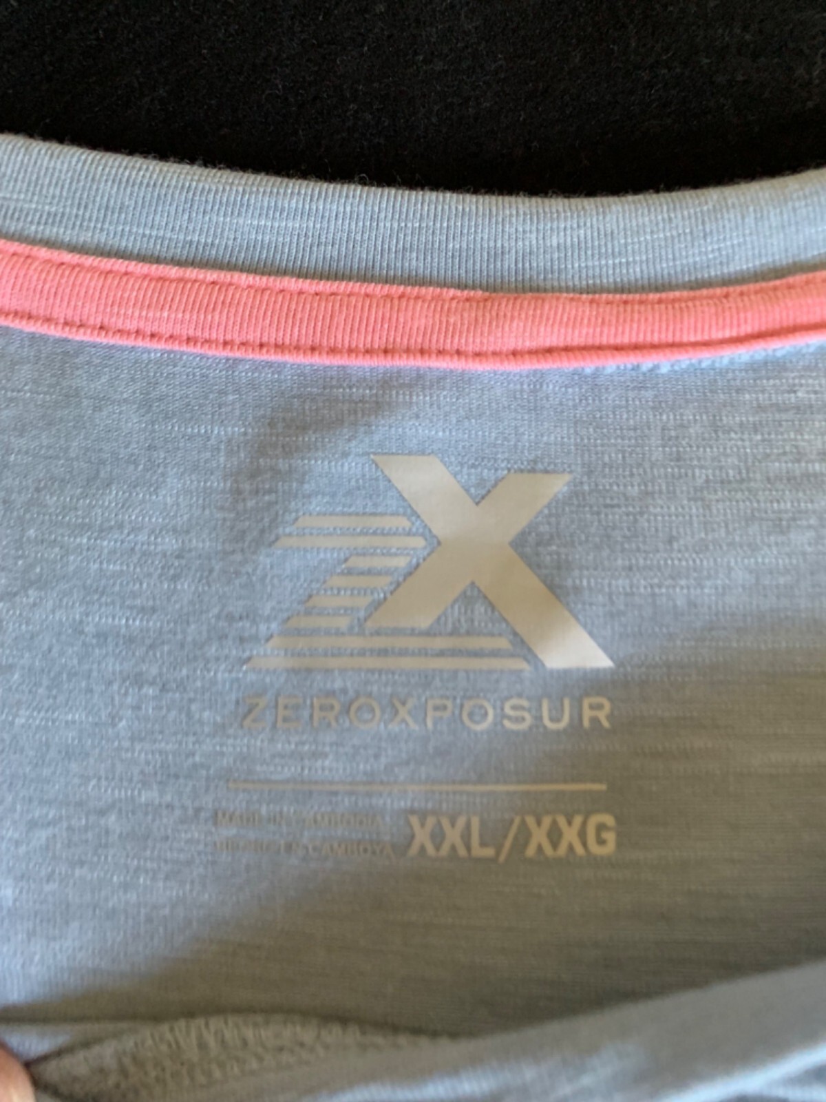 ZeroXposur Womens Size XXLarge Light Blue Short Sleeve Shirt