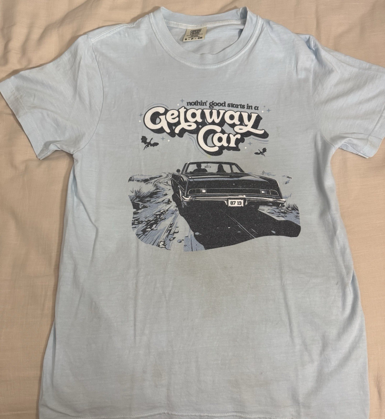 Taylor Swift Inspired Reputation Getaway Car T-shirt Size S Adults Women’s