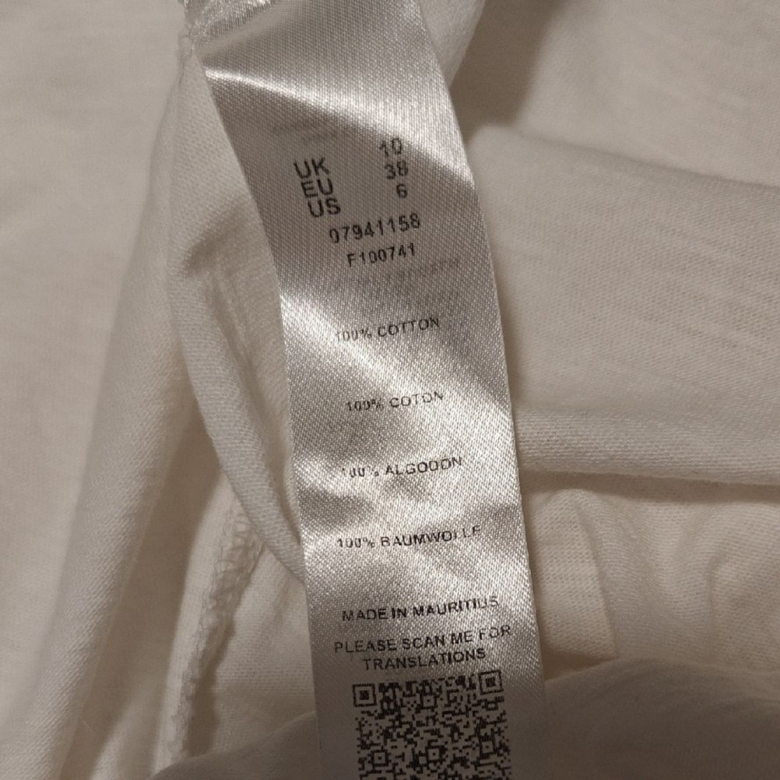 🔥 2/$10 3/$12 ASOS Off-White Buttoned Sleeveless Top