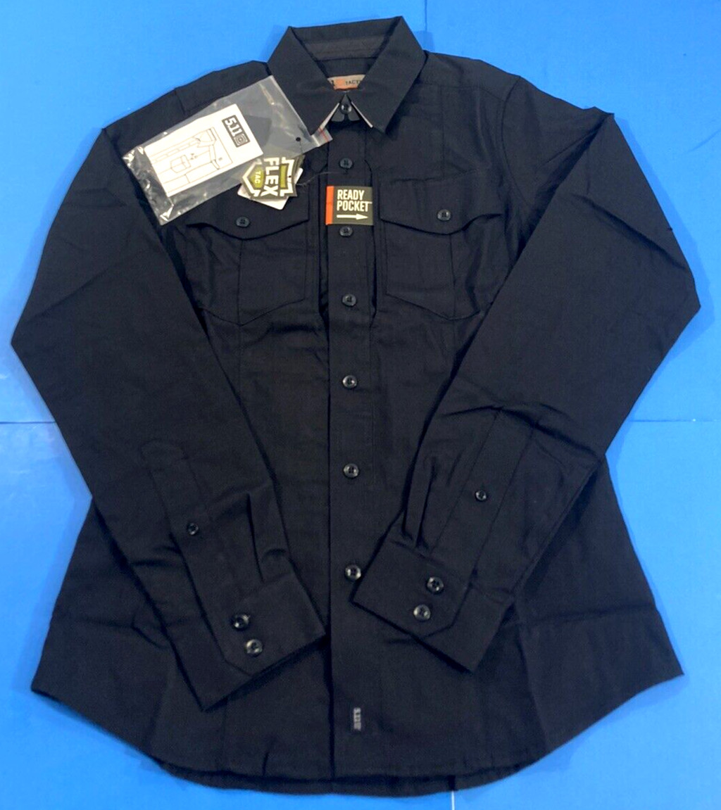 5.11 XS TALL WOMENS STRYKE PDU CLASS B L/S SHIRT 62010 MIDNIGHT NAVY XS TALL