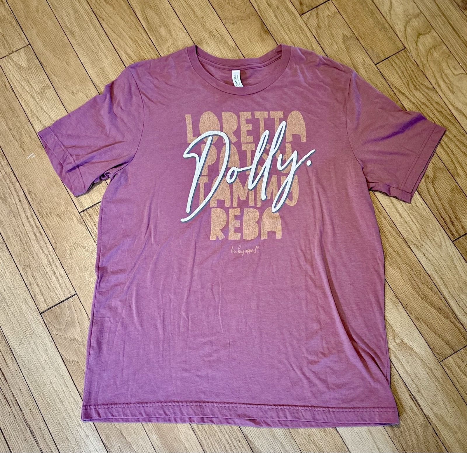 Dolly Parton T Shirt Women XL Bella + Canvas Reba Loretta Patsy Tammy Country