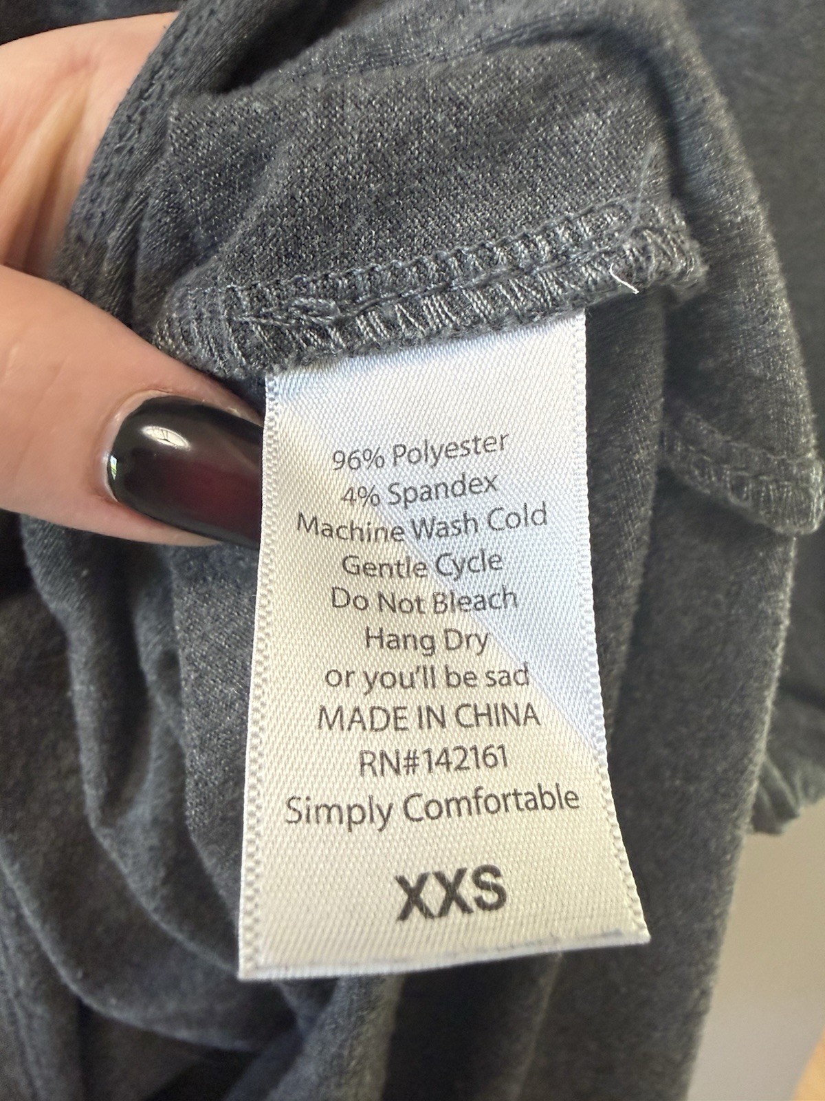 LuLaRoe Gray Solid Tunic T-Shirt XXS Short Sleeve